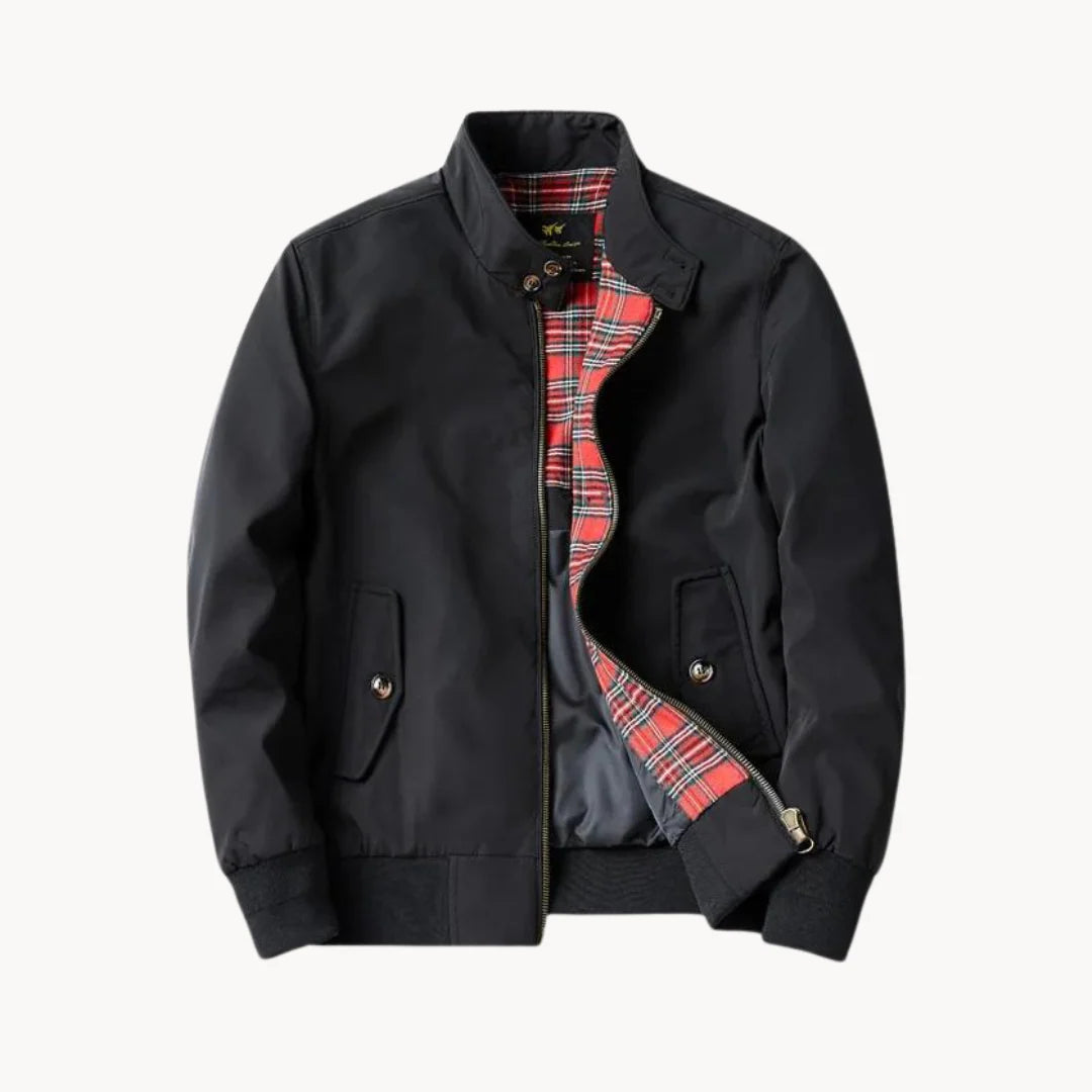 Harrington | Jacka med ribbstickade muddar